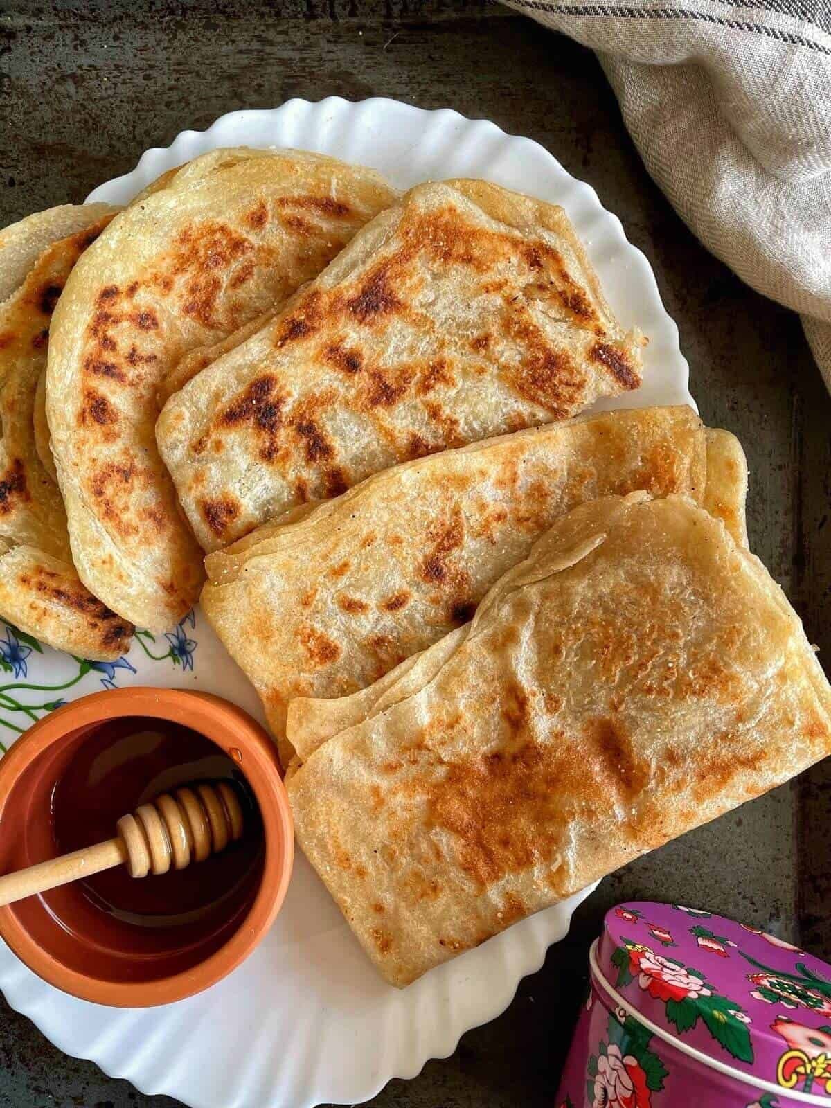 مسمن الدار مع العسل البلدي